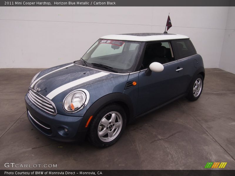 Horizon Blue Metallic / Carbon Black 2011 Mini Cooper Hardtop