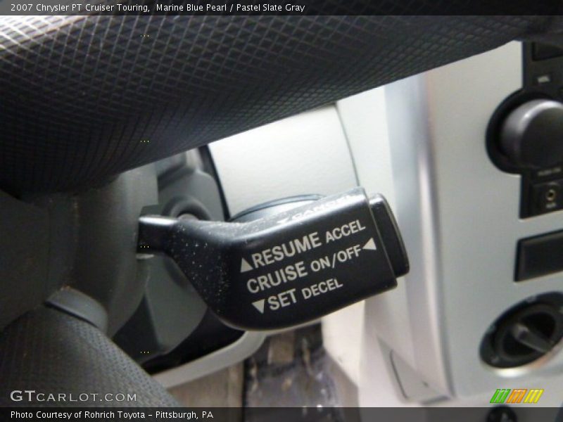 Marine Blue Pearl / Pastel Slate Gray 2007 Chrysler PT Cruiser Touring