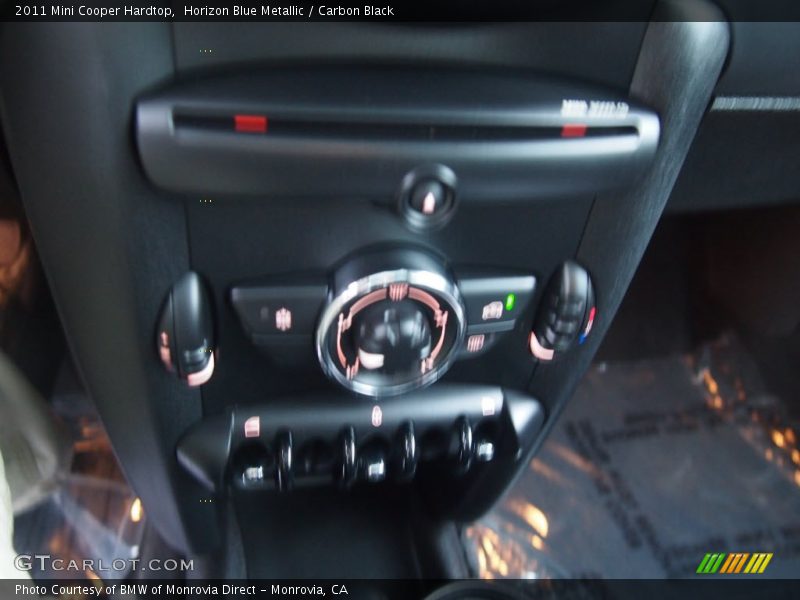 Horizon Blue Metallic / Carbon Black 2011 Mini Cooper Hardtop