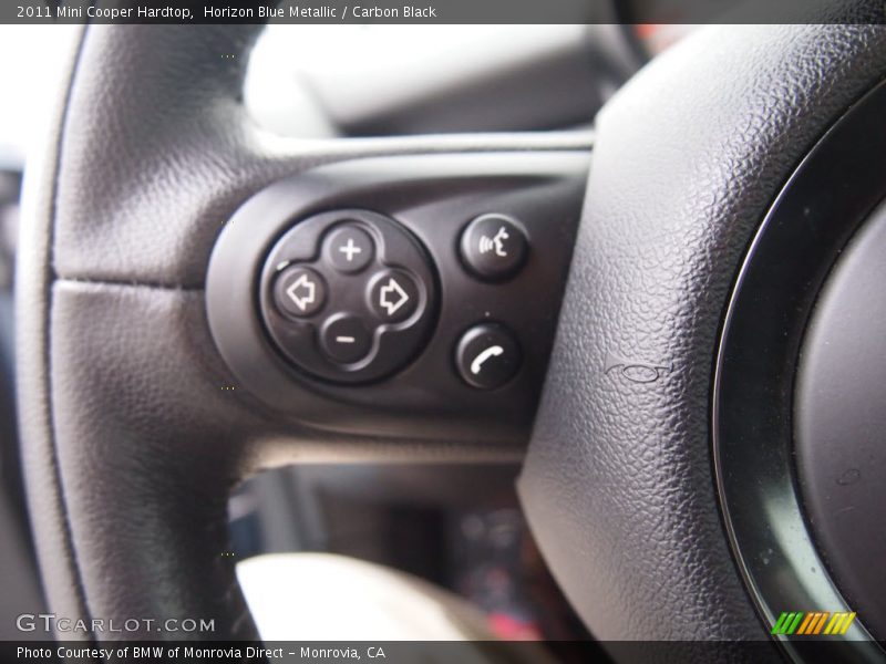 Horizon Blue Metallic / Carbon Black 2011 Mini Cooper Hardtop