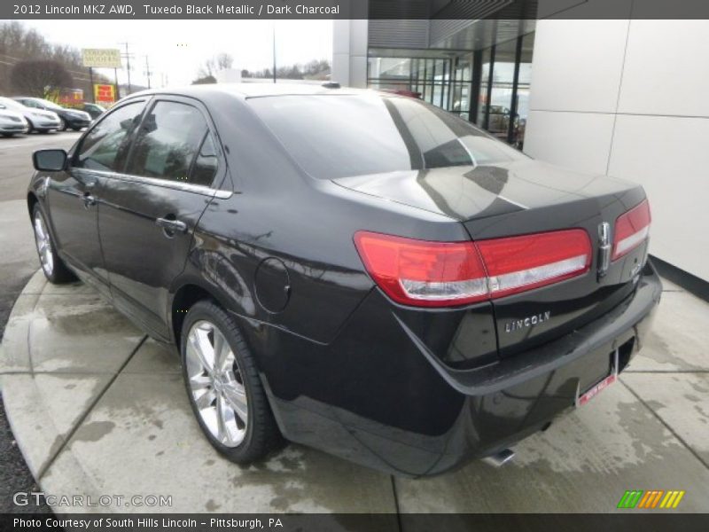 Tuxedo Black Metallic / Dark Charcoal 2012 Lincoln MKZ AWD