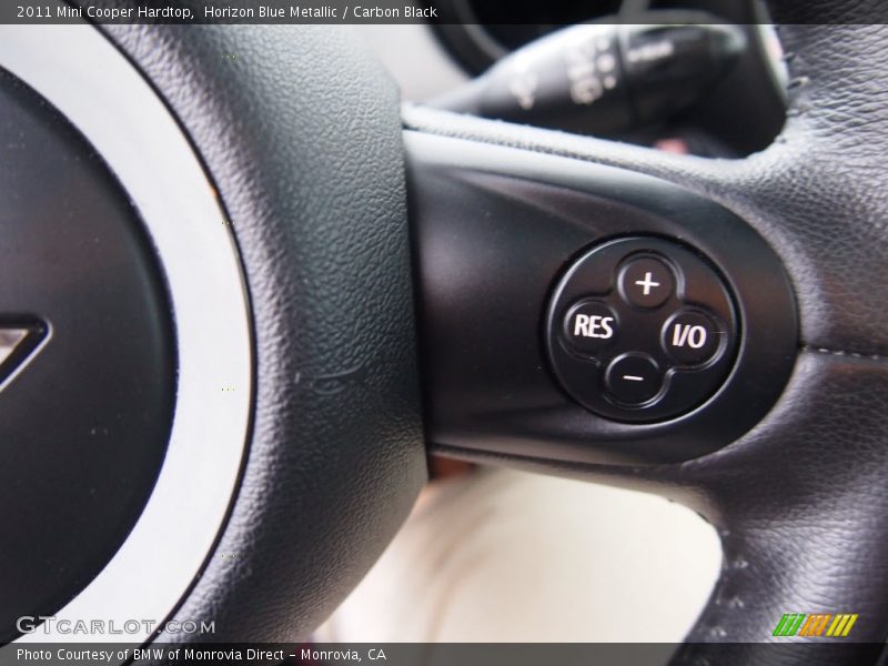 Horizon Blue Metallic / Carbon Black 2011 Mini Cooper Hardtop