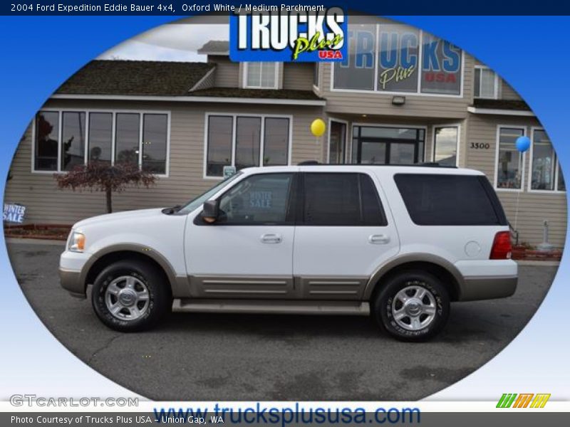 Oxford White / Medium Parchment 2004 Ford Expedition Eddie Bauer 4x4