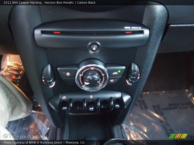 Horizon Blue Metallic / Carbon Black 2011 Mini Cooper Hardtop