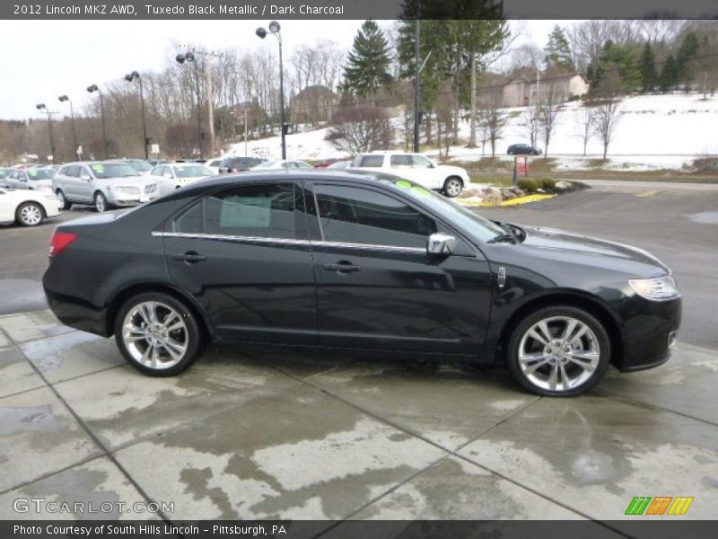 Tuxedo Black Metallic / Dark Charcoal 2012 Lincoln MKZ AWD