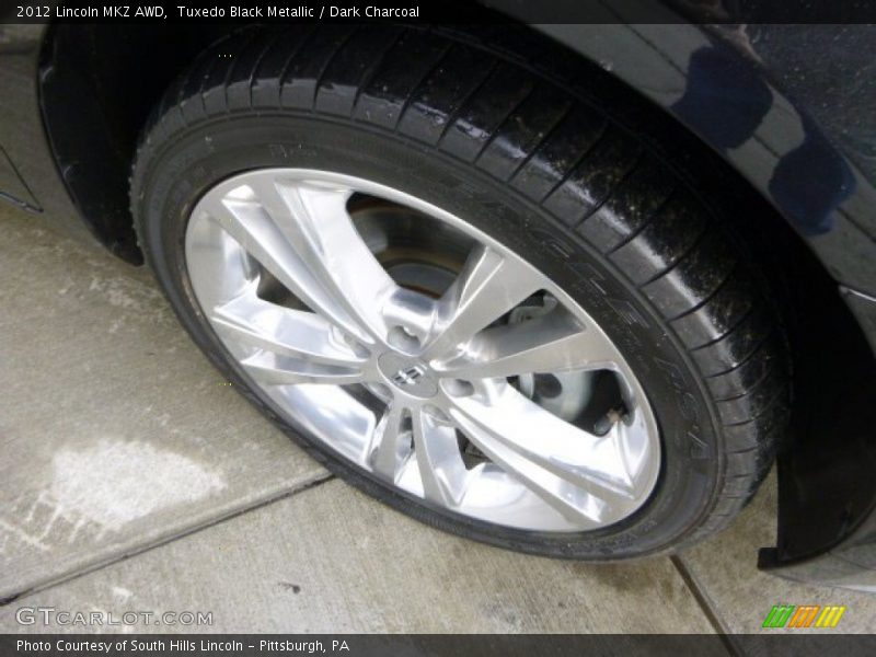Tuxedo Black Metallic / Dark Charcoal 2012 Lincoln MKZ AWD