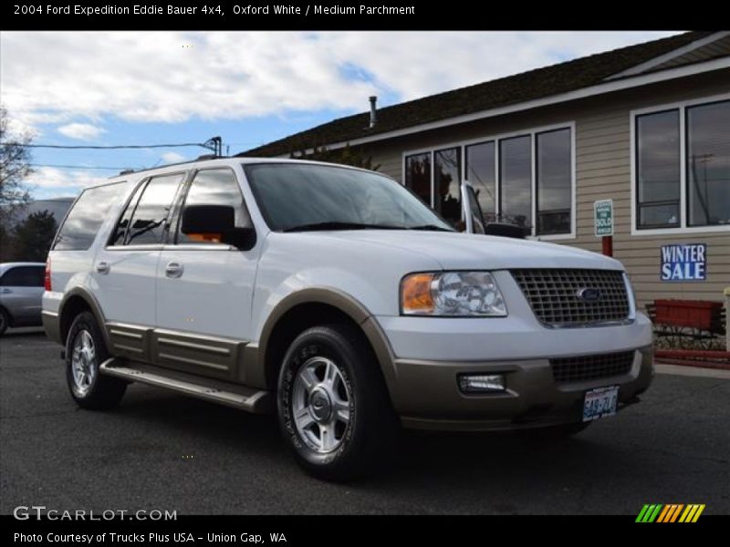 Oxford White / Medium Parchment 2004 Ford Expedition Eddie Bauer 4x4