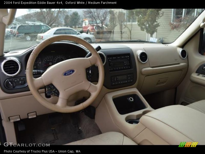 Oxford White / Medium Parchment 2004 Ford Expedition Eddie Bauer 4x4