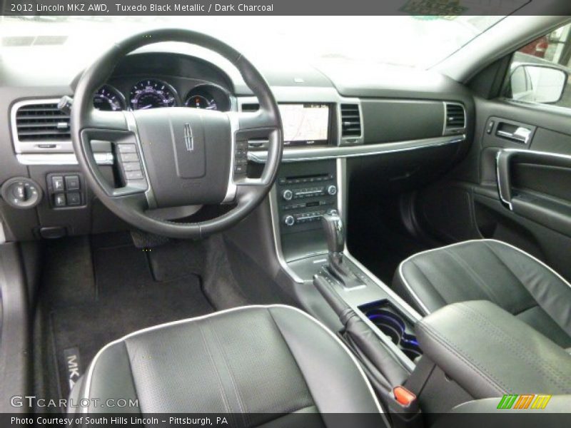 Tuxedo Black Metallic / Dark Charcoal 2012 Lincoln MKZ AWD