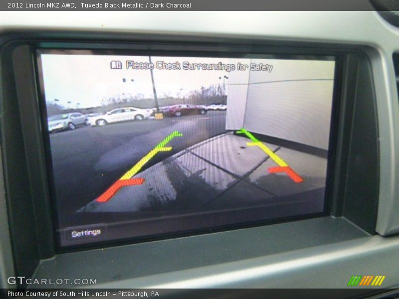 Tuxedo Black Metallic / Dark Charcoal 2012 Lincoln MKZ AWD