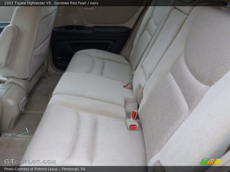Sundown Red Pearl / Ivory 2003 Toyota Highlander V6