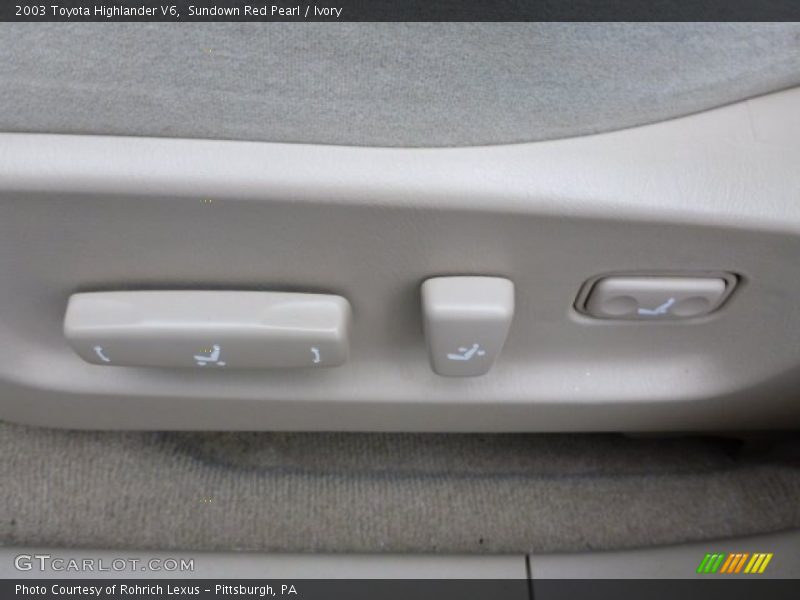 Sundown Red Pearl / Ivory 2003 Toyota Highlander V6