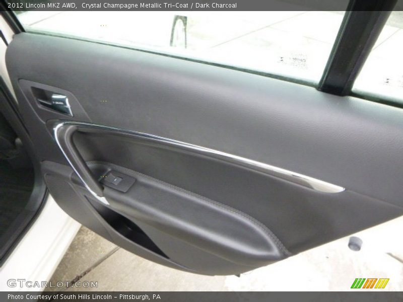 Crystal Champagne Metallic Tri-Coat / Dark Charcoal 2012 Lincoln MKZ AWD