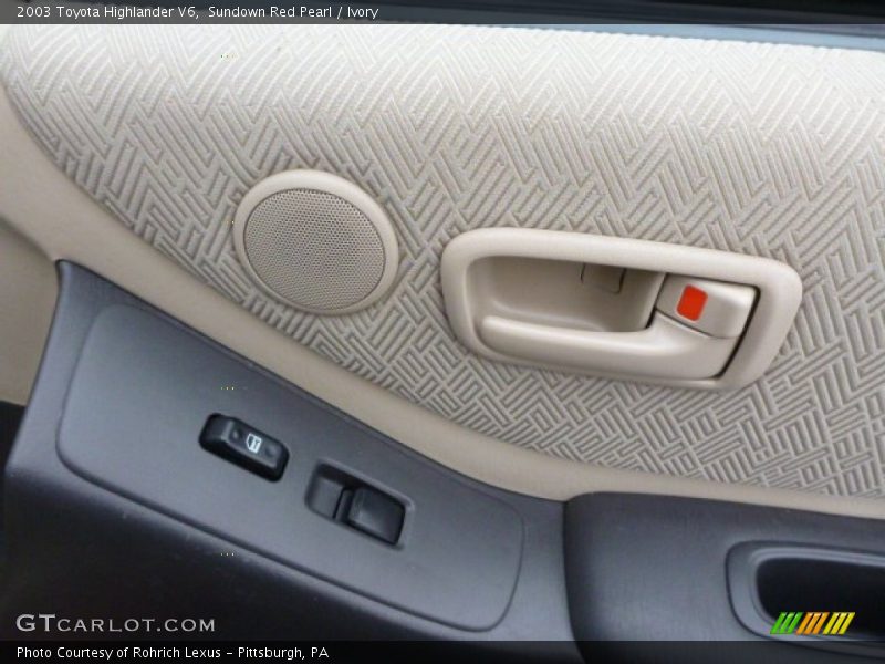 Sundown Red Pearl / Ivory 2003 Toyota Highlander V6