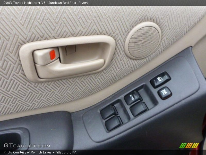 Sundown Red Pearl / Ivory 2003 Toyota Highlander V6