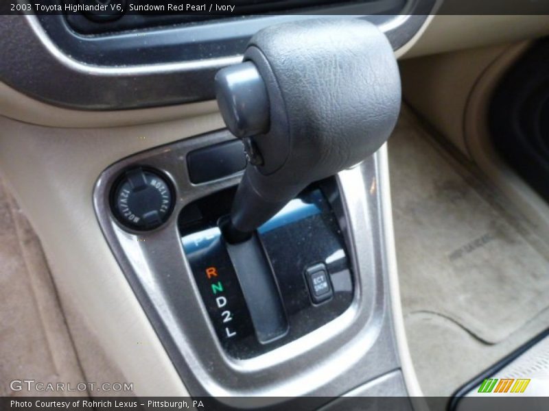 Sundown Red Pearl / Ivory 2003 Toyota Highlander V6