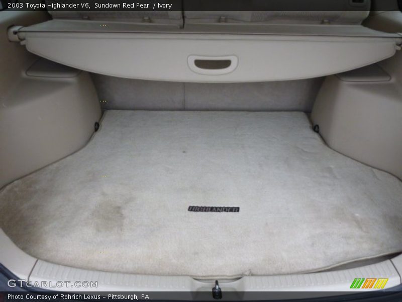 Sundown Red Pearl / Ivory 2003 Toyota Highlander V6