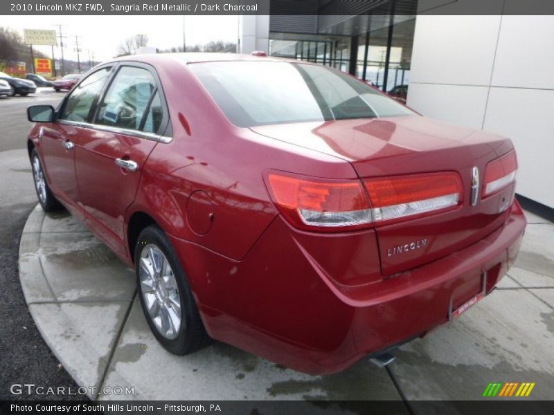 Sangria Red Metallic / Dark Charcoal 2010 Lincoln MKZ FWD