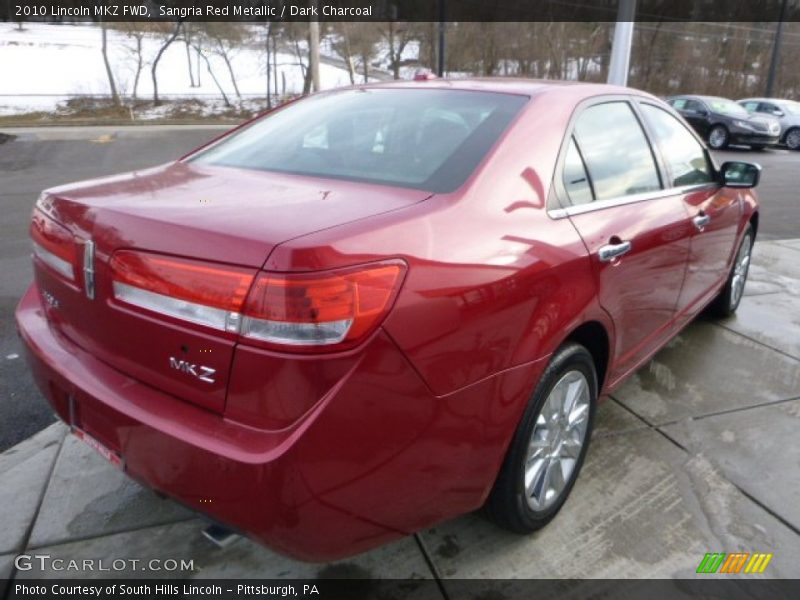 Sangria Red Metallic / Dark Charcoal 2010 Lincoln MKZ FWD