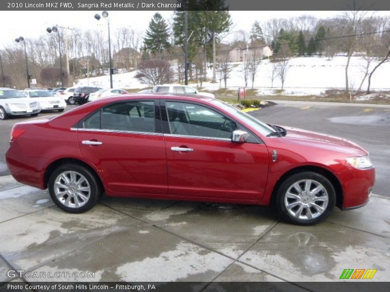 Sangria Red Metallic / Dark Charcoal 2010 Lincoln MKZ FWD