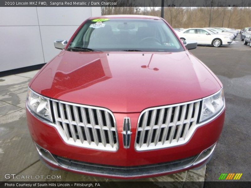 Sangria Red Metallic / Dark Charcoal 2010 Lincoln MKZ FWD