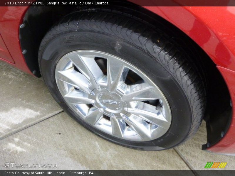Sangria Red Metallic / Dark Charcoal 2010 Lincoln MKZ FWD