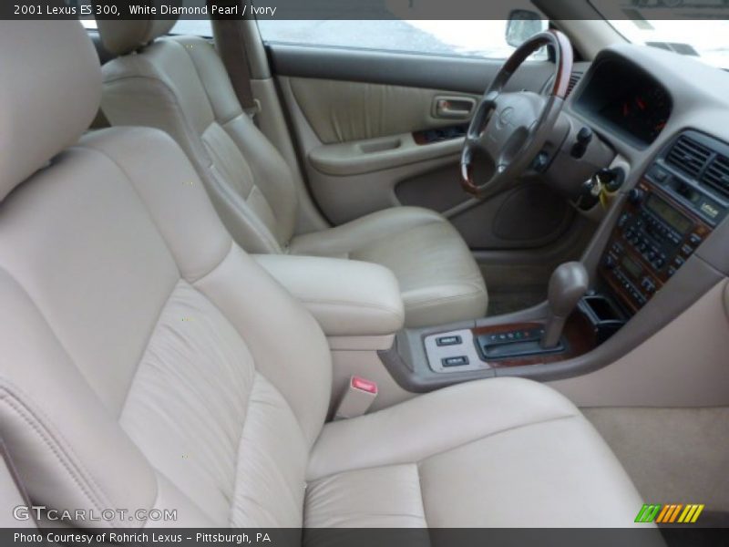 White Diamond Pearl / Ivory 2001 Lexus ES 300