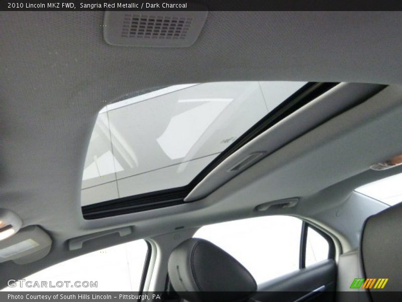 Sangria Red Metallic / Dark Charcoal 2010 Lincoln MKZ FWD