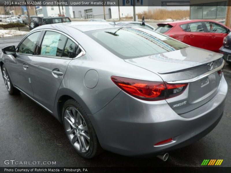 Liquid Siver Metallic / Black 2014 Mazda MAZDA6 Grand Touring