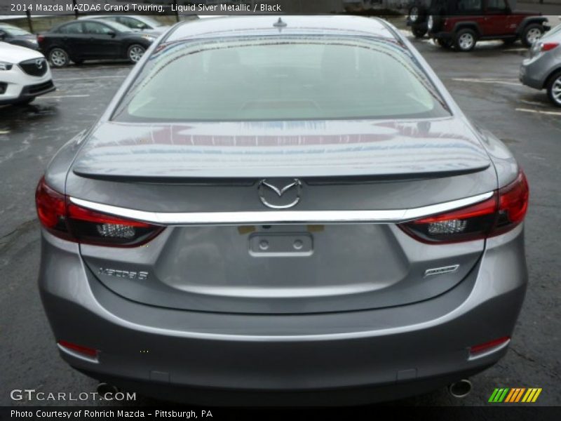 Liquid Siver Metallic / Black 2014 Mazda MAZDA6 Grand Touring