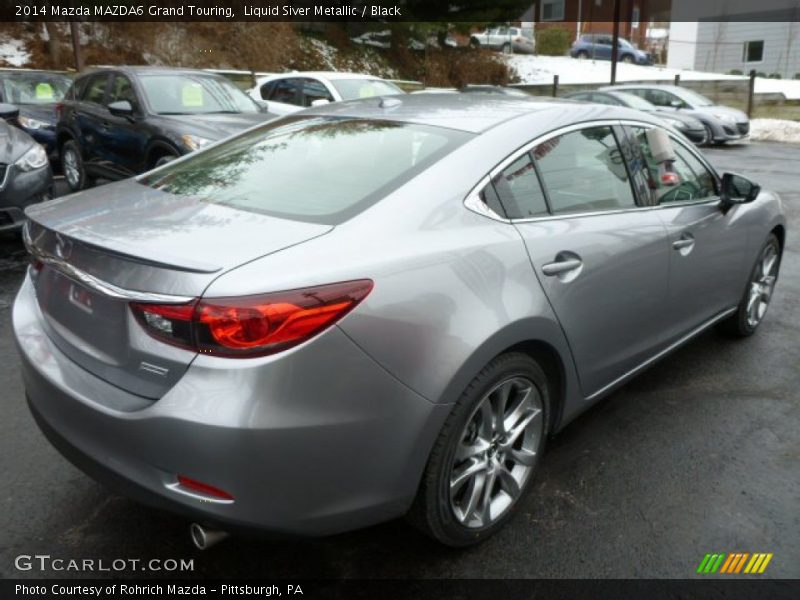 Liquid Siver Metallic / Black 2014 Mazda MAZDA6 Grand Touring