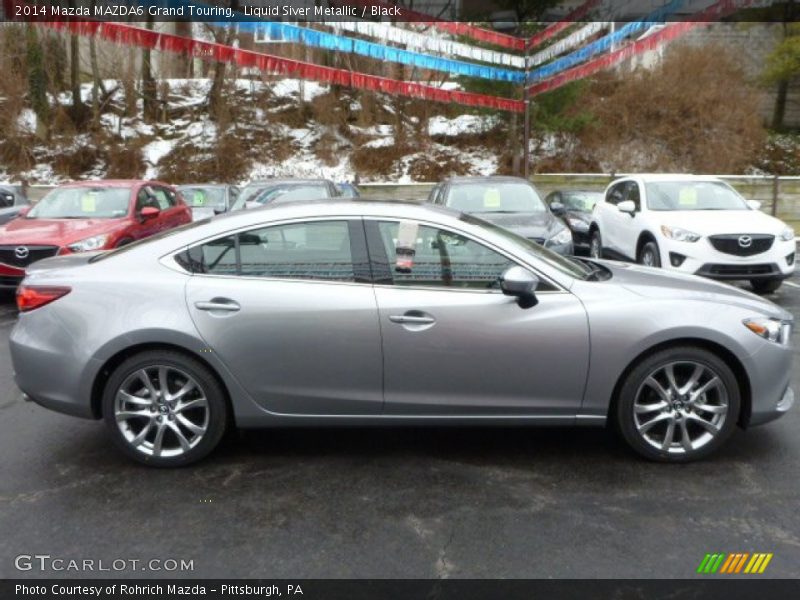 Liquid Siver Metallic / Black 2014 Mazda MAZDA6 Grand Touring