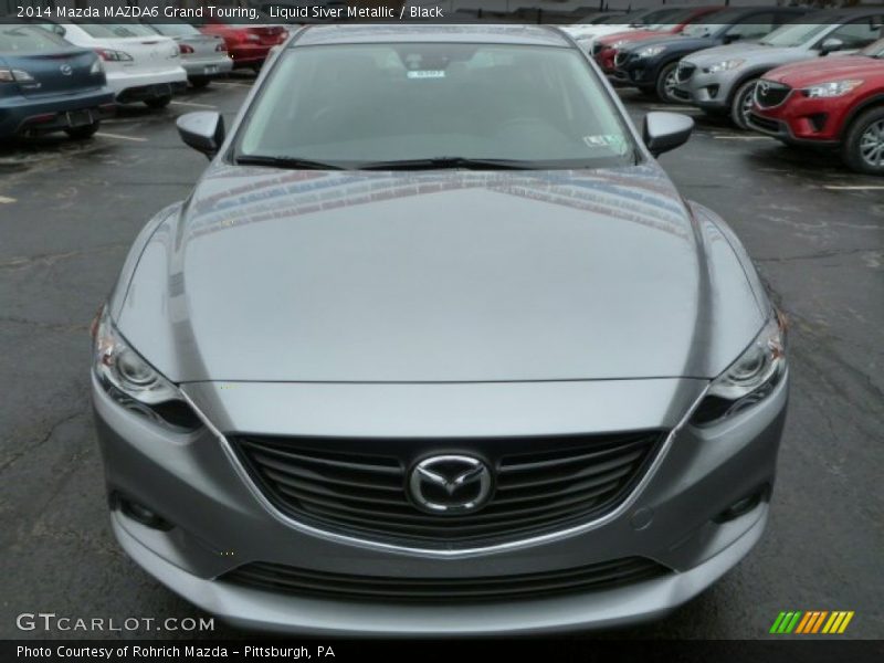 Liquid Siver Metallic / Black 2014 Mazda MAZDA6 Grand Touring