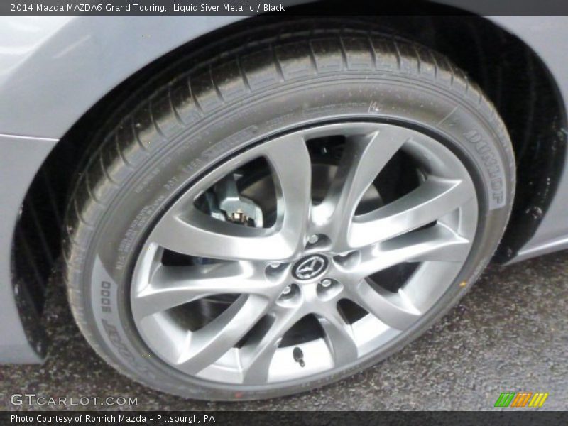 Liquid Siver Metallic / Black 2014 Mazda MAZDA6 Grand Touring