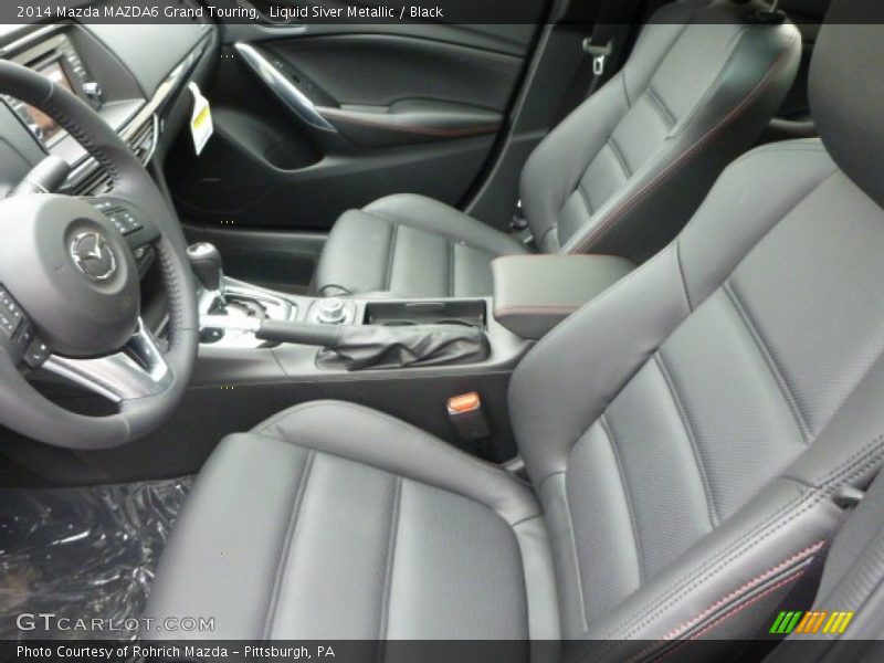 Liquid Siver Metallic / Black 2014 Mazda MAZDA6 Grand Touring