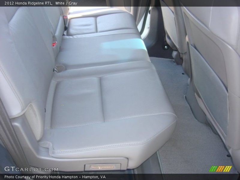 White / Gray 2012 Honda Ridgeline RTL