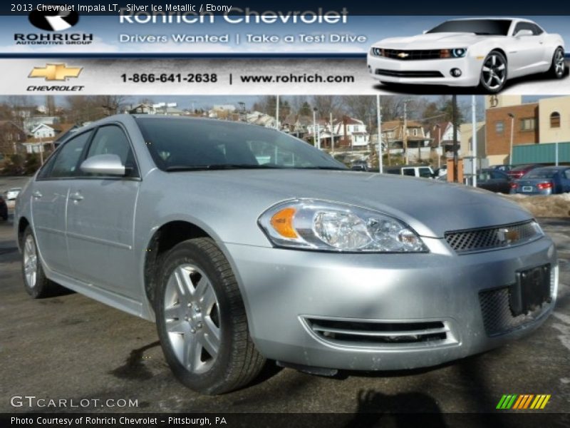 Silver Ice Metallic / Ebony 2013 Chevrolet Impala LT
