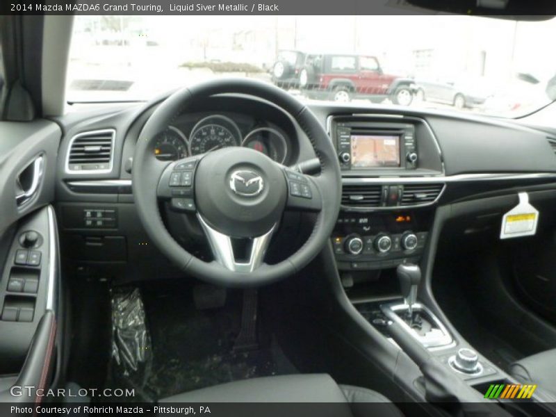 Liquid Siver Metallic / Black 2014 Mazda MAZDA6 Grand Touring