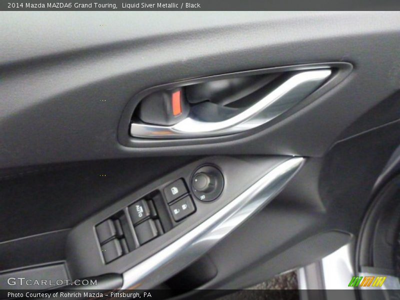 Liquid Siver Metallic / Black 2014 Mazda MAZDA6 Grand Touring