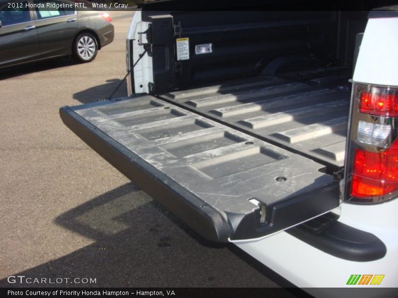 White / Gray 2012 Honda Ridgeline RTL