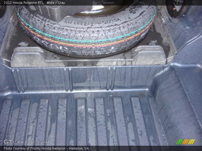 White / Gray 2012 Honda Ridgeline RTL