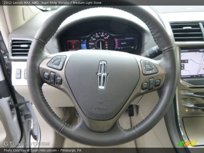 Ingot Silver Metallic / Medium Light Stone 2012 Lincoln MKX AWD