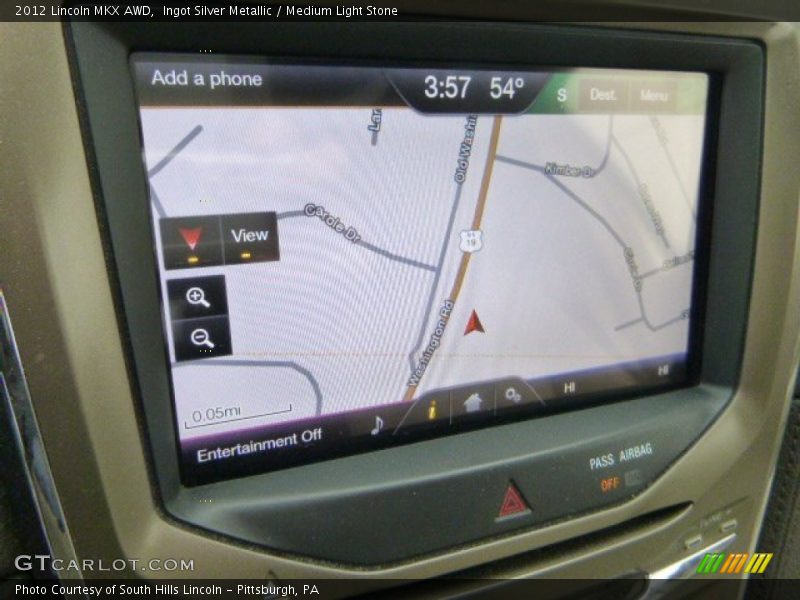 Ingot Silver Metallic / Medium Light Stone 2012 Lincoln MKX AWD