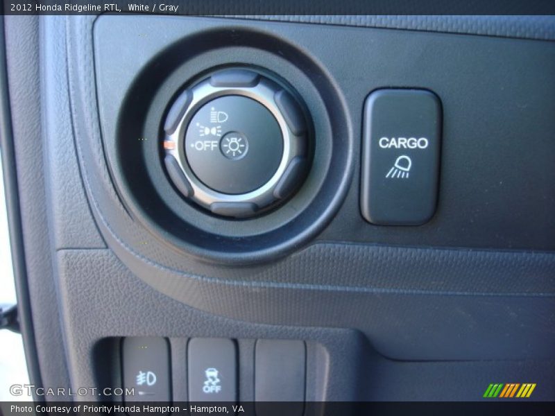 White / Gray 2012 Honda Ridgeline RTL