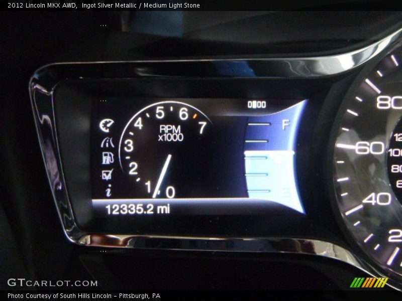 Ingot Silver Metallic / Medium Light Stone 2012 Lincoln MKX AWD