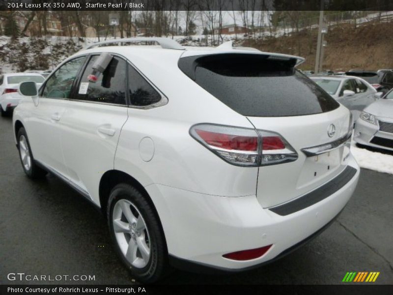 Starfire Pearl / Black 2014 Lexus RX 350 AWD