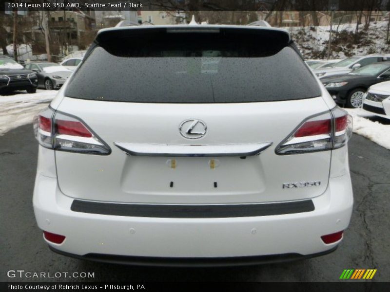 Starfire Pearl / Black 2014 Lexus RX 350 AWD