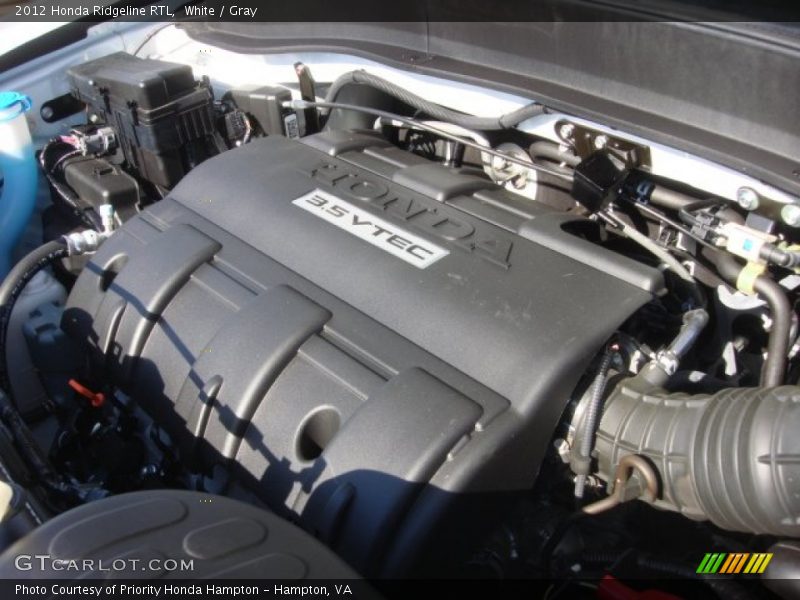 White / Gray 2012 Honda Ridgeline RTL