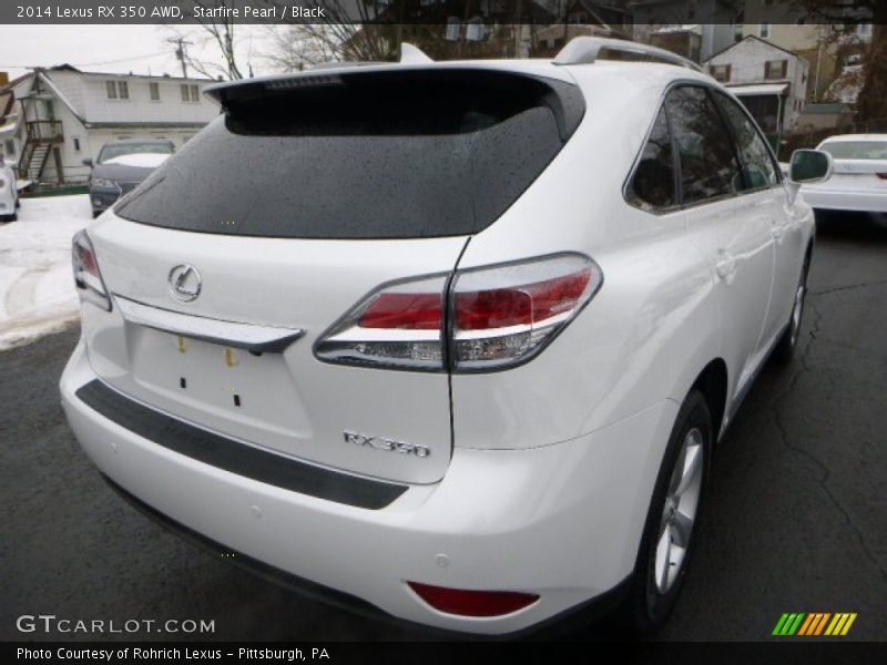 Starfire Pearl / Black 2014 Lexus RX 350 AWD