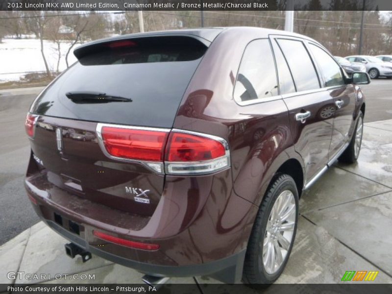 Cinnamon Metallic / Bronze Metallic/Charcoal Black 2012 Lincoln MKX AWD Limited Edition